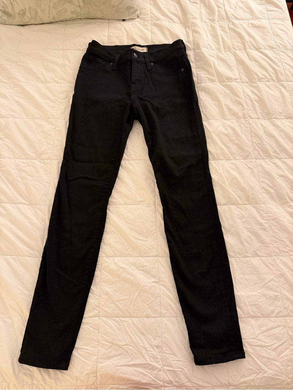 Madewell Women's Black Slim Straight Jeans